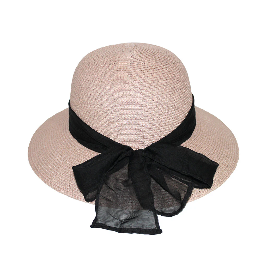 360FIVE Everyday – zonnehoed Blanchett Cloche – Roze/Zwart