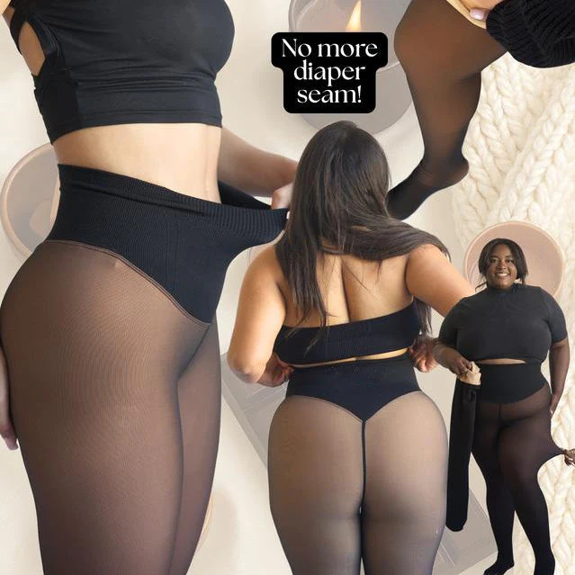ThermoCurve | Originele Fleece Gevoerde Leggings Taille Bepalend Warm Slank