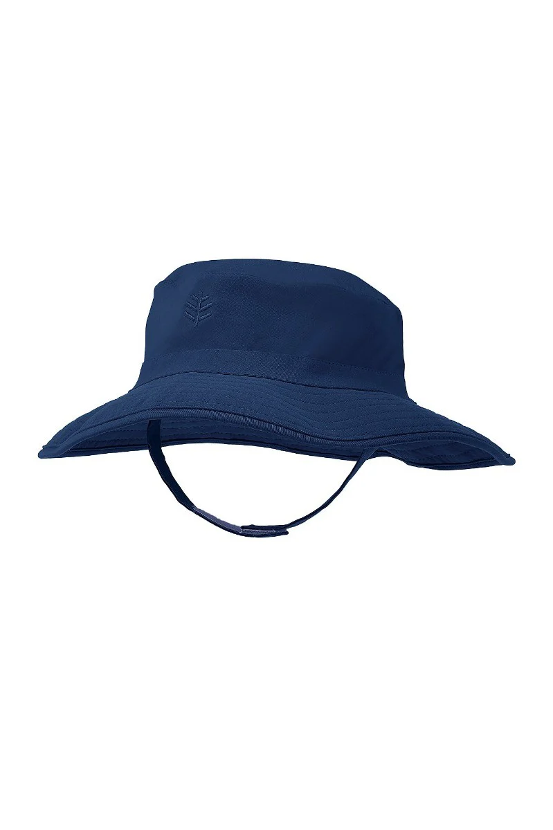 Coolibar – UV-bucket hat voor baby’s – Navy blauw