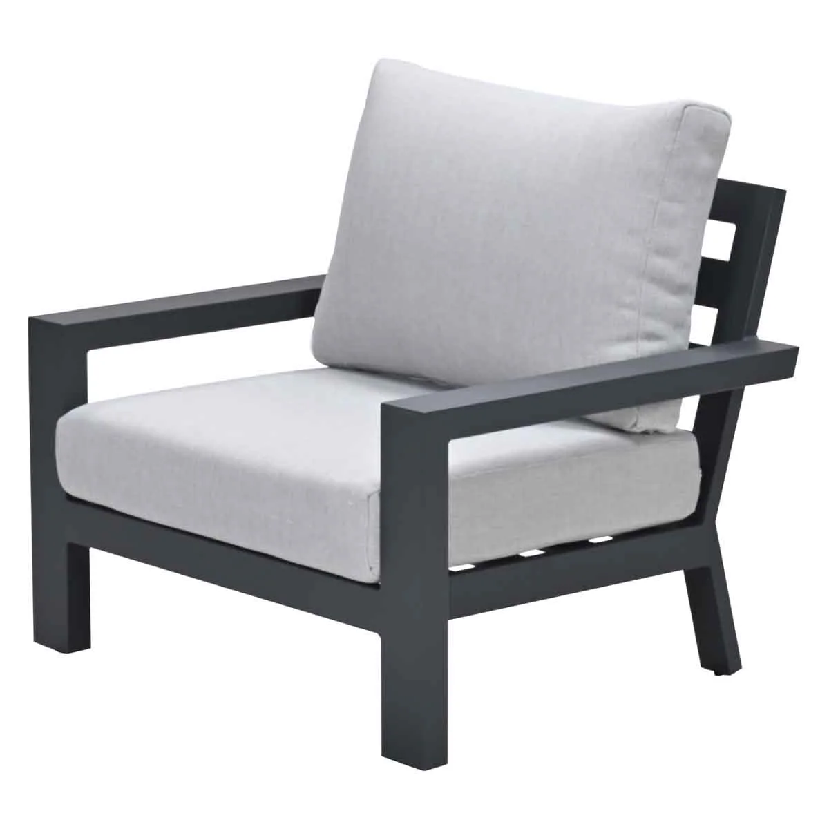 Loungestoel Geneva | Antraciet/Sand