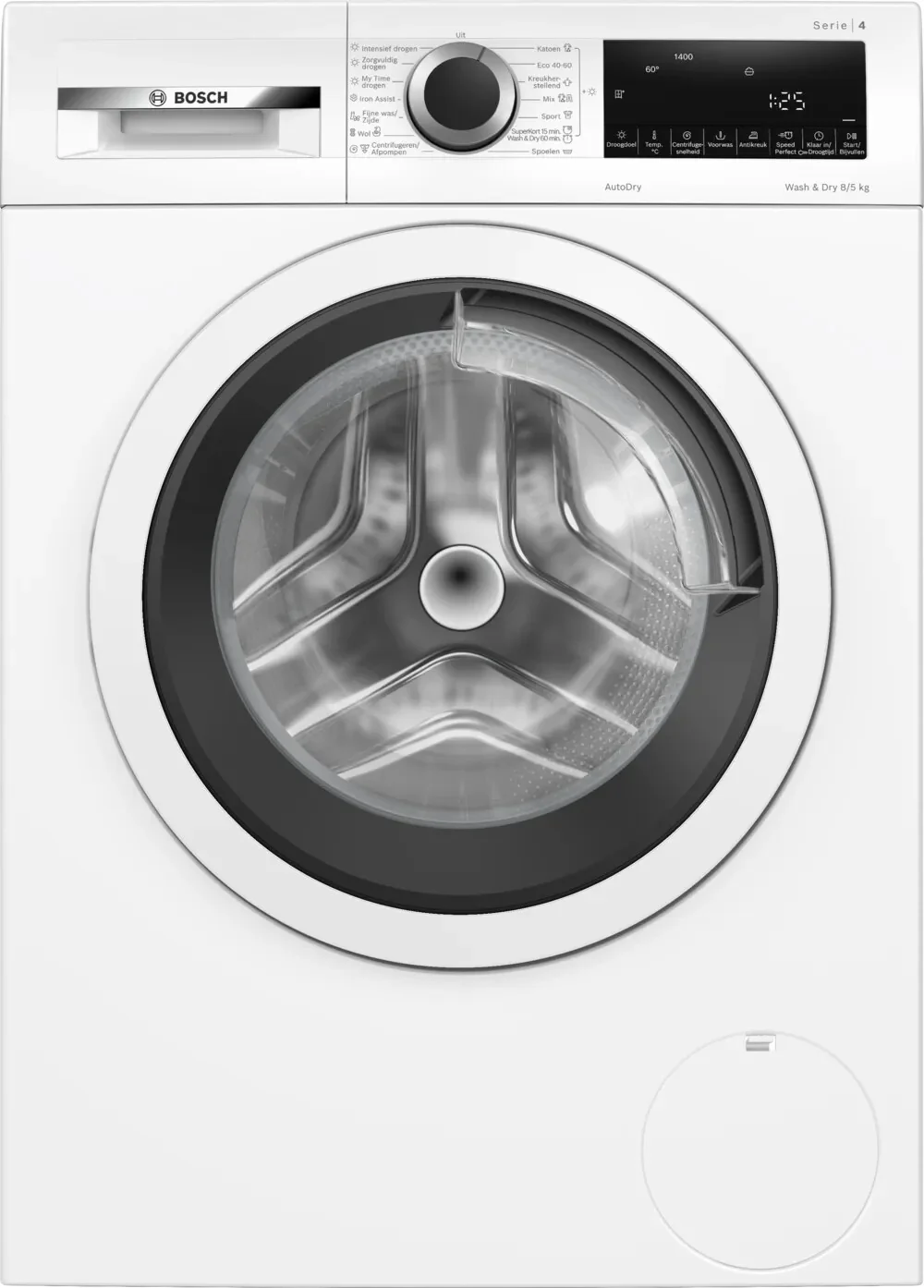 Bosch Serie 4 WNA13400NL Was-droogcombinatie Vrijstaand Voorlader Wit