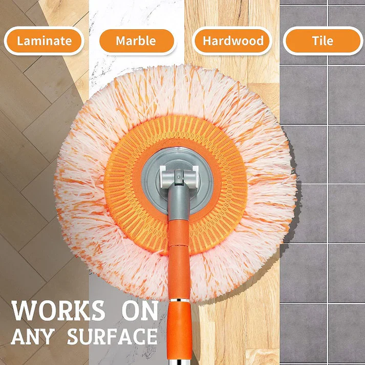 LuxaMop 360° Roteerbare Schoonmaakmop | Efficiënte reiniging met verstelbare hoek voor elke ruimte
