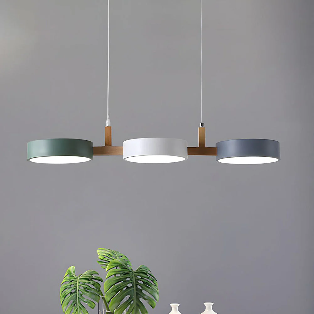 Noordse Flush Plafondlamp Met Meerdere Koppen Voor Keukens En Eetkamers