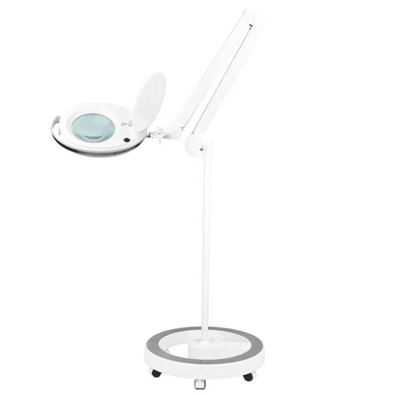 Loeplamp LED 60 SMD 5D op Statief Elegante 6027 Wit Loeplamp LED 60 SMD 5D op Statief Elegante 6027 Wit