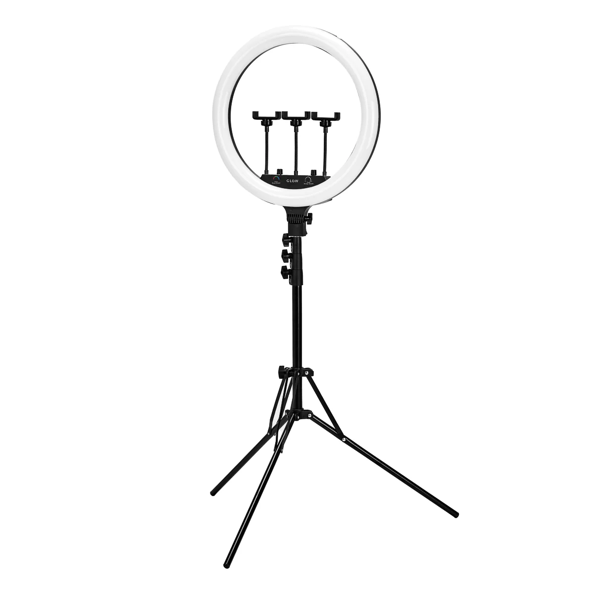 Ringlamp met Statief Glow 18″ 45W Zwart RGB