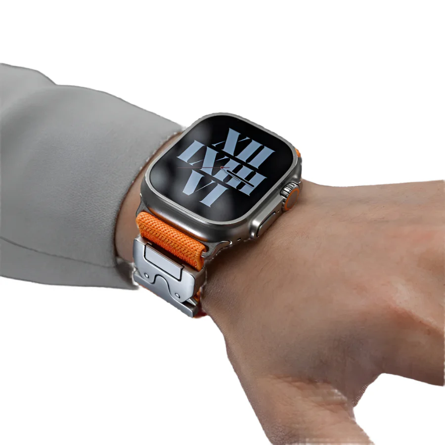 LuxeFlex Elite Nylon Band | Comfortabele en stijlvolle stretchband voor Apple Watch