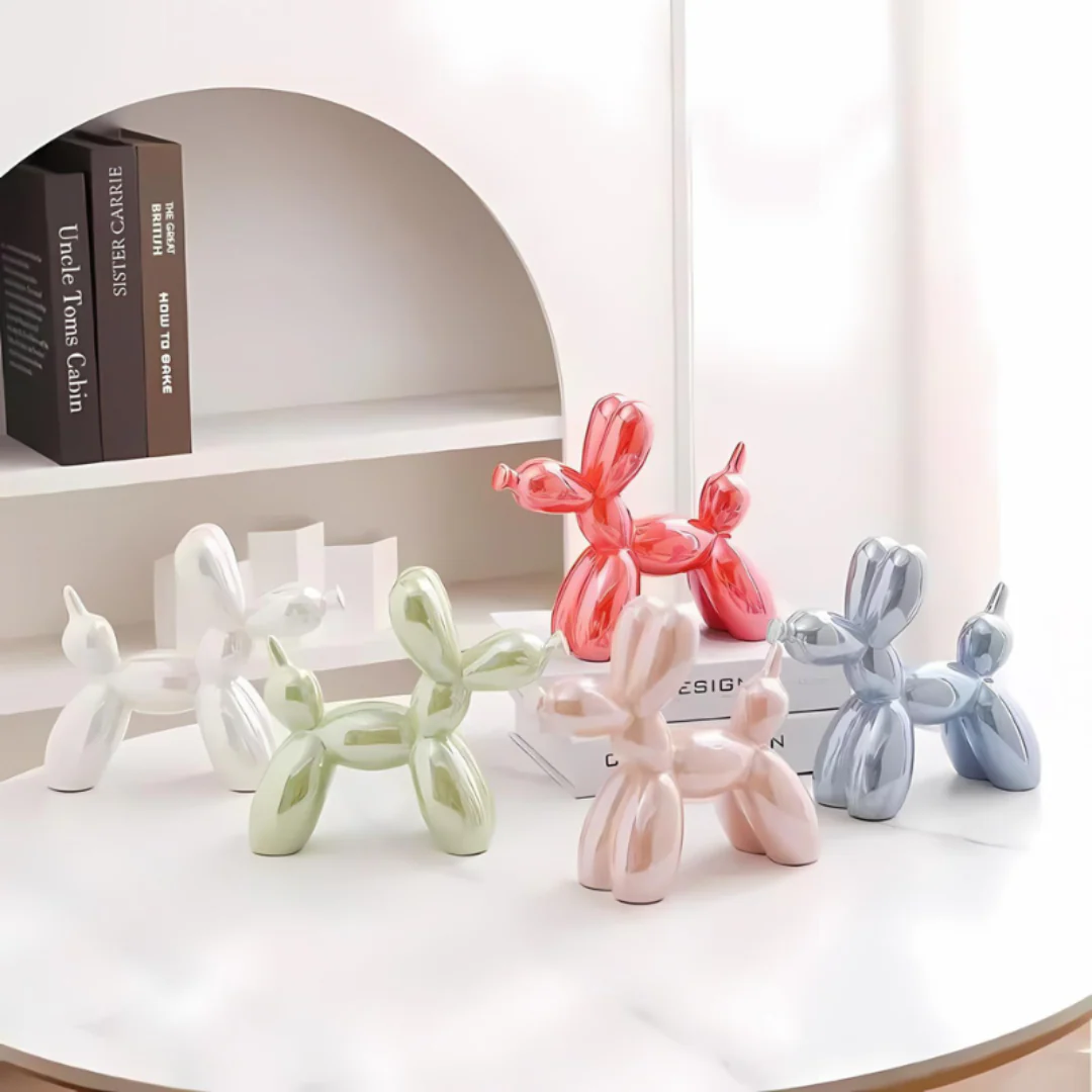 Nyxis – Decoratief Keramiek Ballonhond Beeld