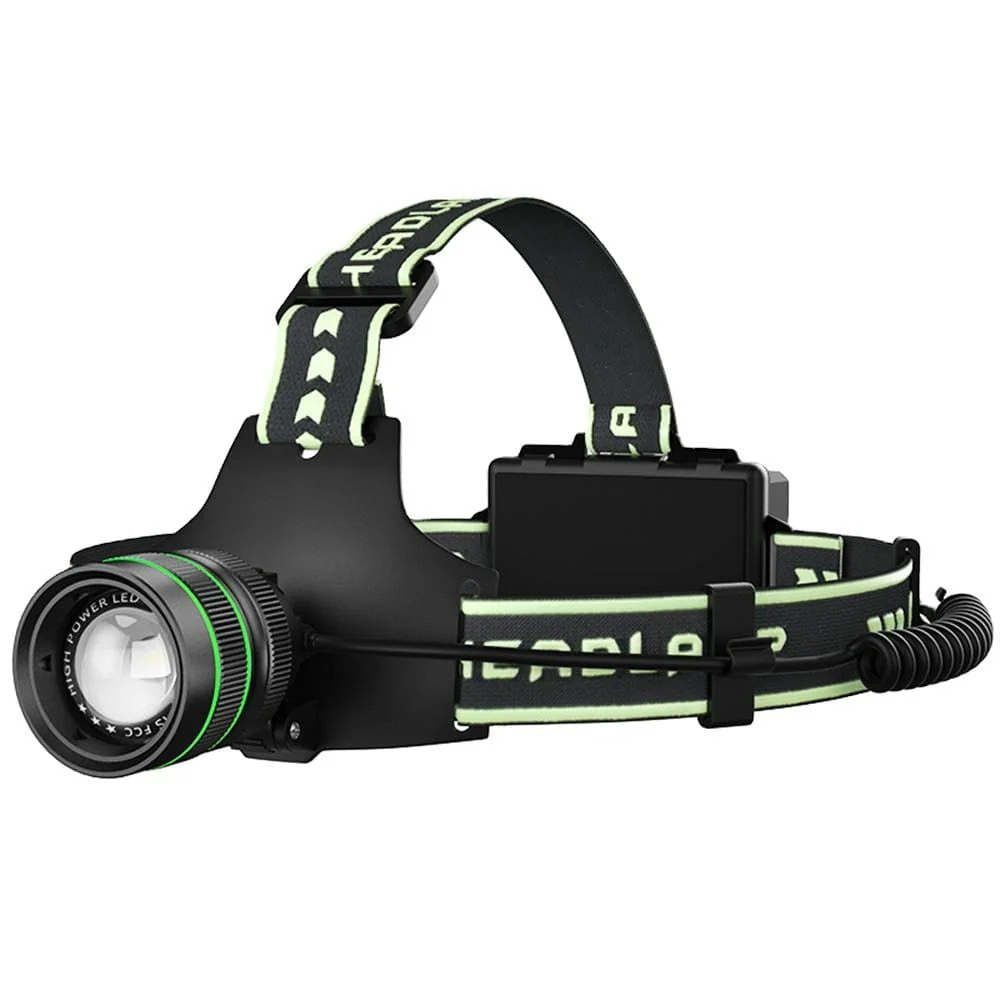 BrightTrail – 10.000 Lumen Hoofdlamp met instelbare straal en powerbank-functie