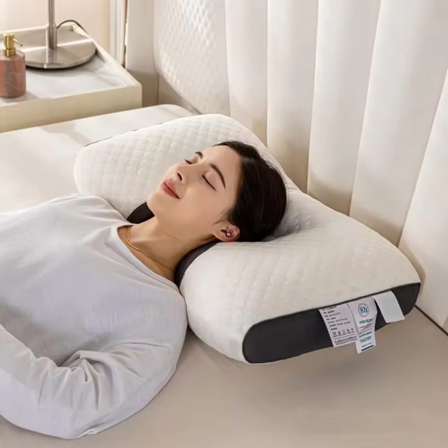 Ergonomisch Nekkussen Geheugen-Schuim Ademend Contour