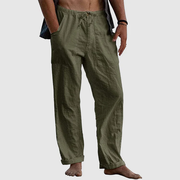 Casual linnen broek voor mannen | Werk