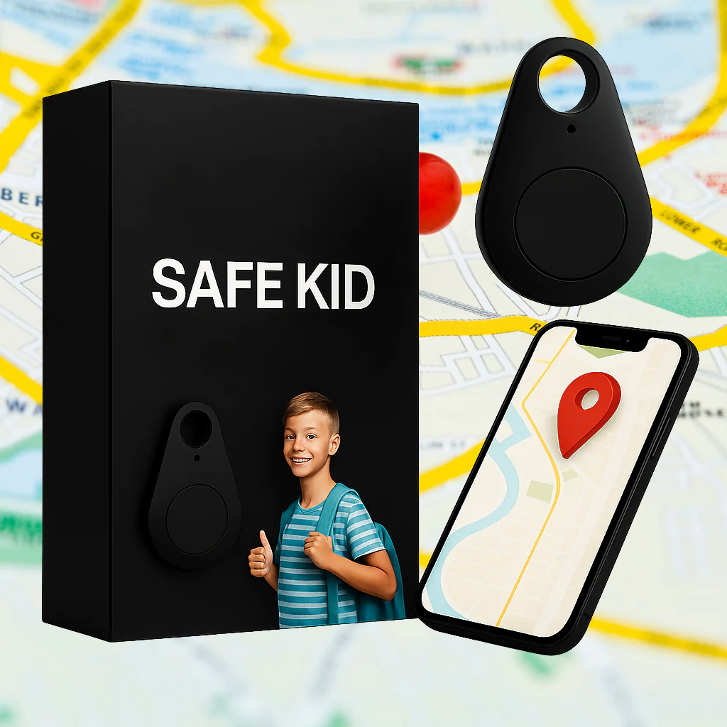KidiSafe GPS-Locator Voor Kinderen Met Live Locatie En SOS Waterdicht