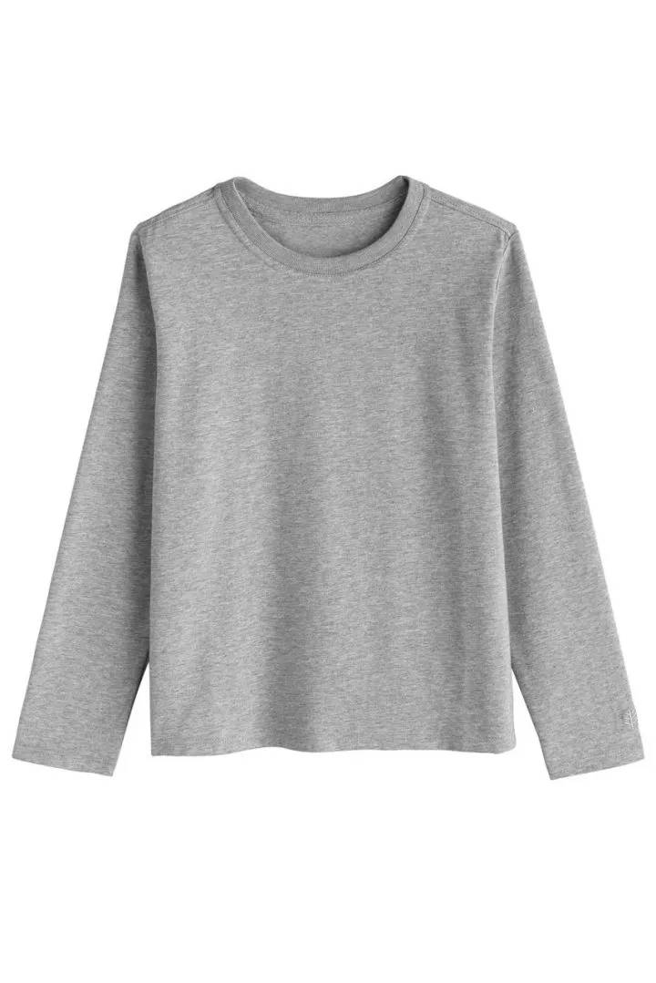 Coolibar – UV-shirt voor kinderen – Lange mouw – Coco Plum Everyday – Heather – Grijs