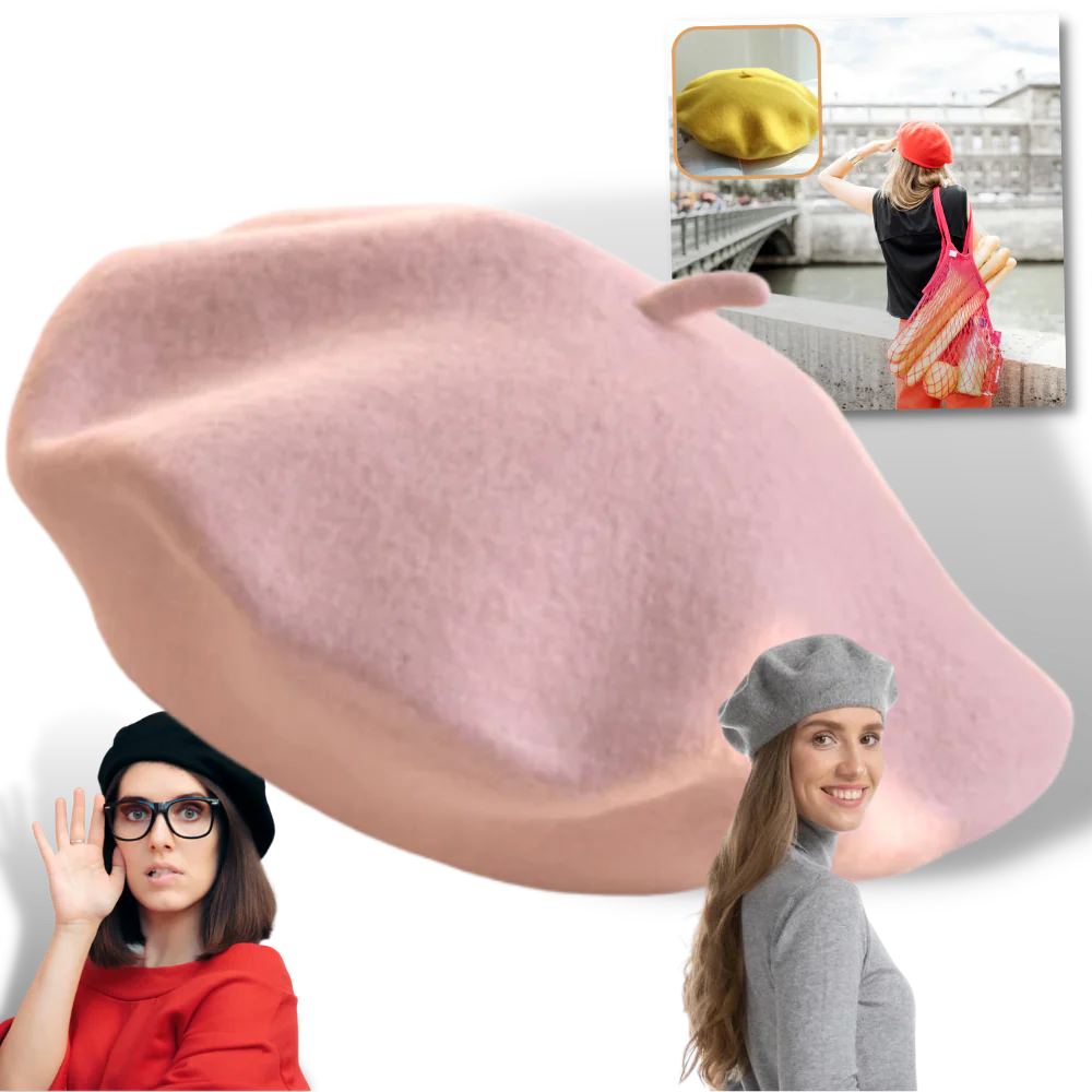 Dames Klassieke Wol Beret