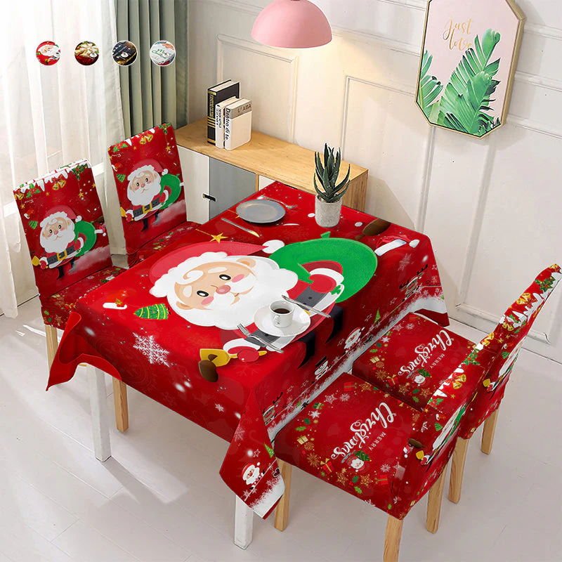 JoyTable Kersttafelkleed – Feestelijk tafelkleed van duurzame stof voor de feestdagen