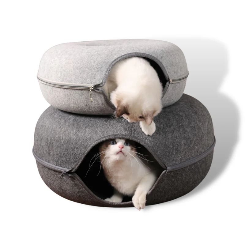 PawDonut Tunnel | Kattentunnel en Speelgoedhuis