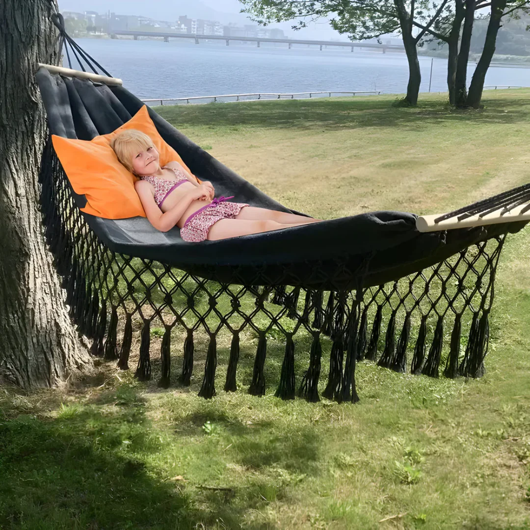 Velri – Comfortabele Boho Hangmat van Katoen