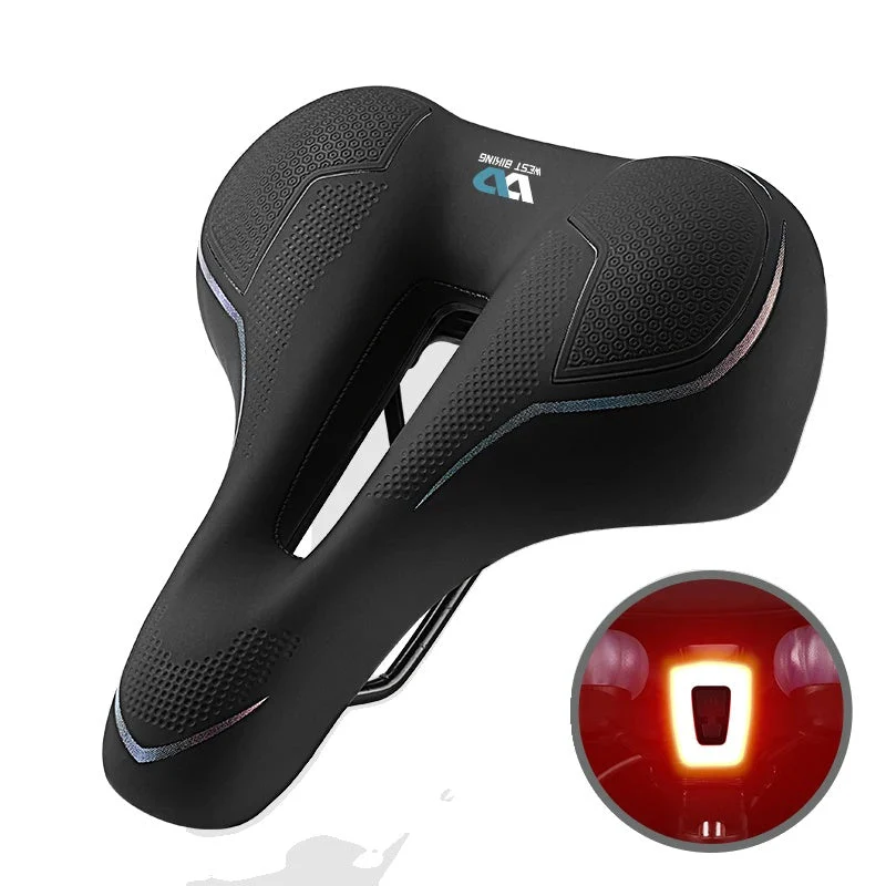 Comfortabele Schokbestendige Fiets Zadels met Hol Ontwerp – Antislip Kussen voor MTB en Racefiets