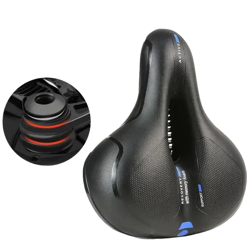 Comfortabele Holle Ademende Fietszadel voor MTB en Racefietsen – Schokabsorberende Fietsstoel voor Lange Afstanden