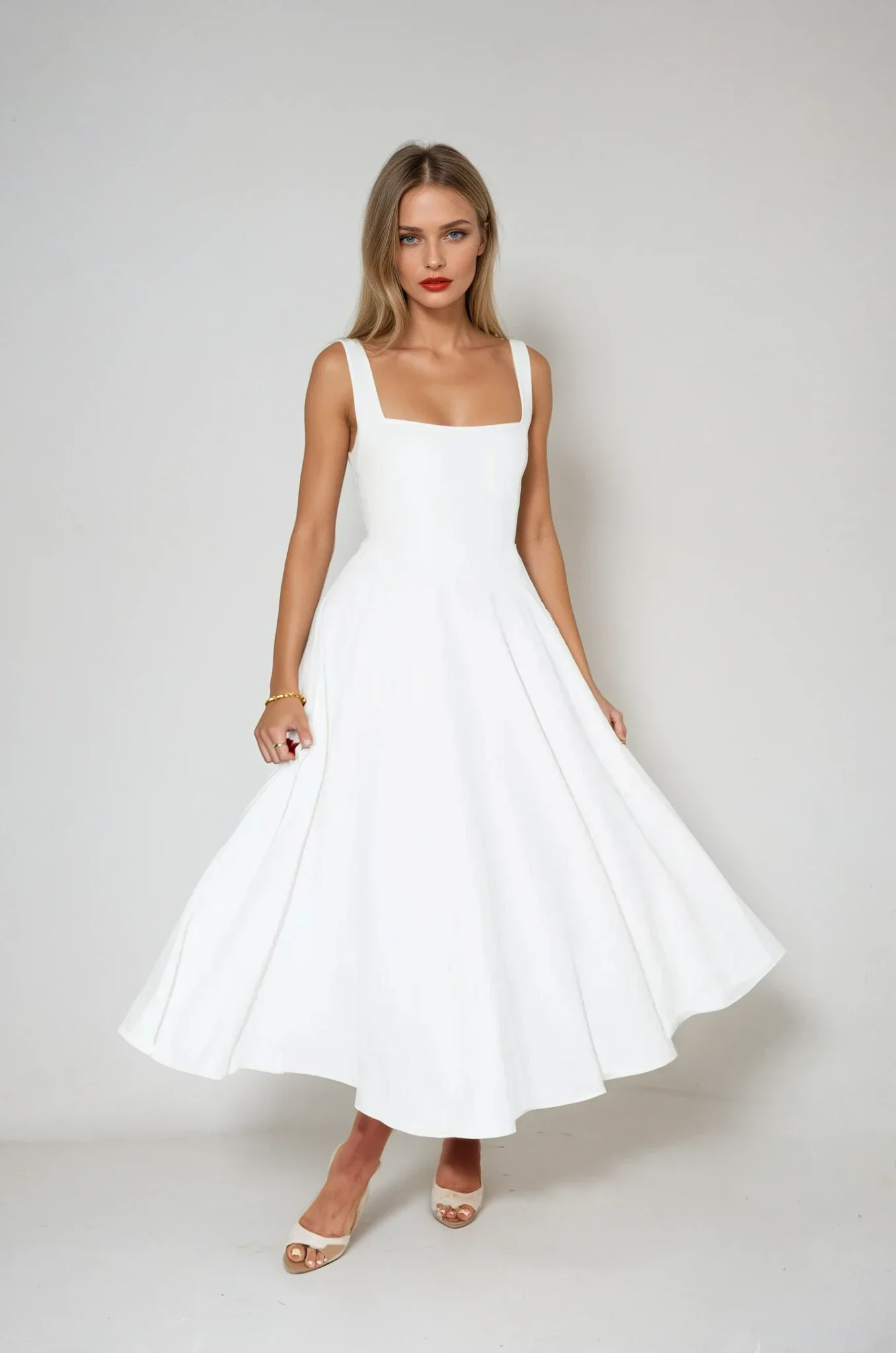 Celeste Couture Midi-jurk | Elegante cocktailjurk voor een tijdloze stijl