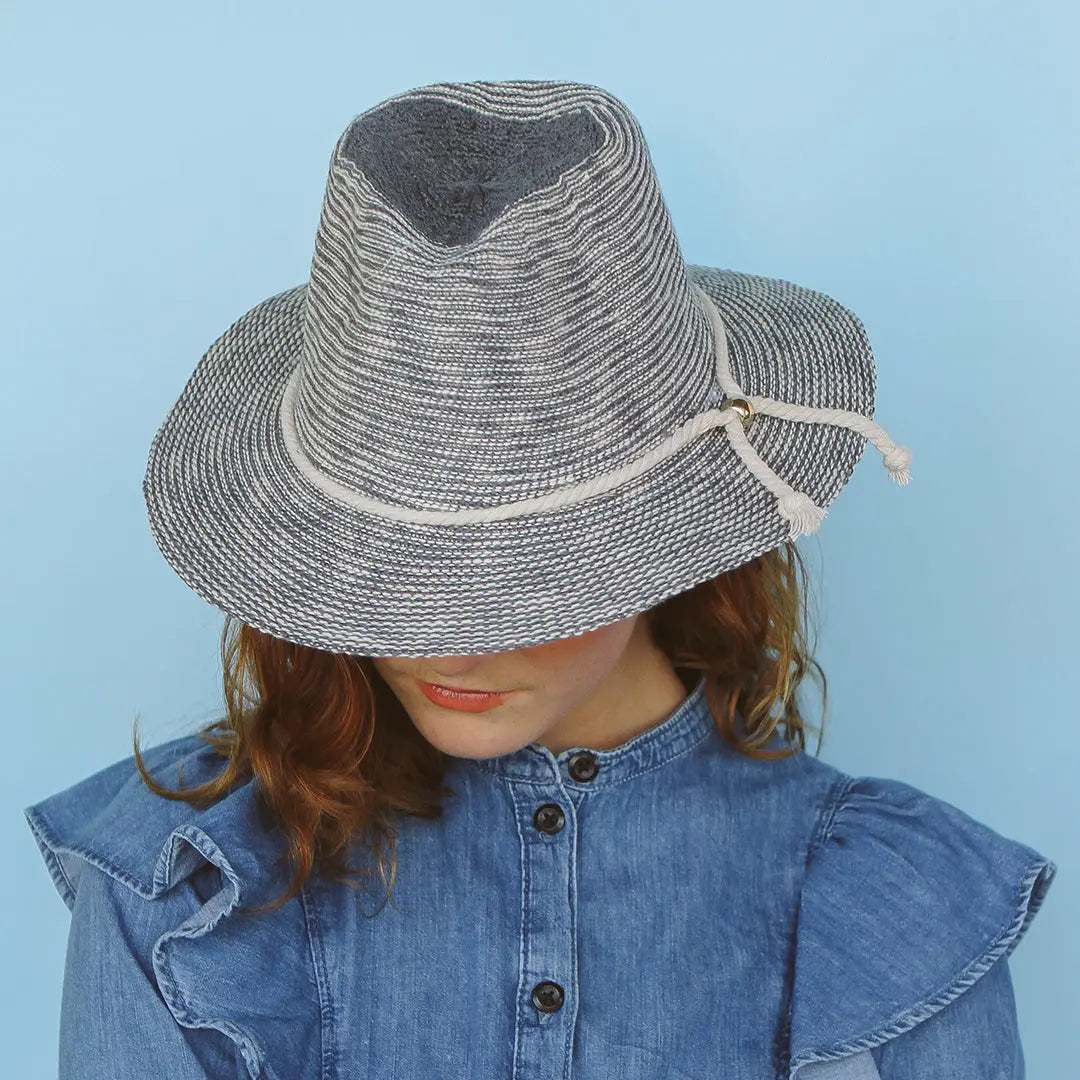 360FIVE Everyday – zonnehoed Felicity Fedora – Petrol Blauw