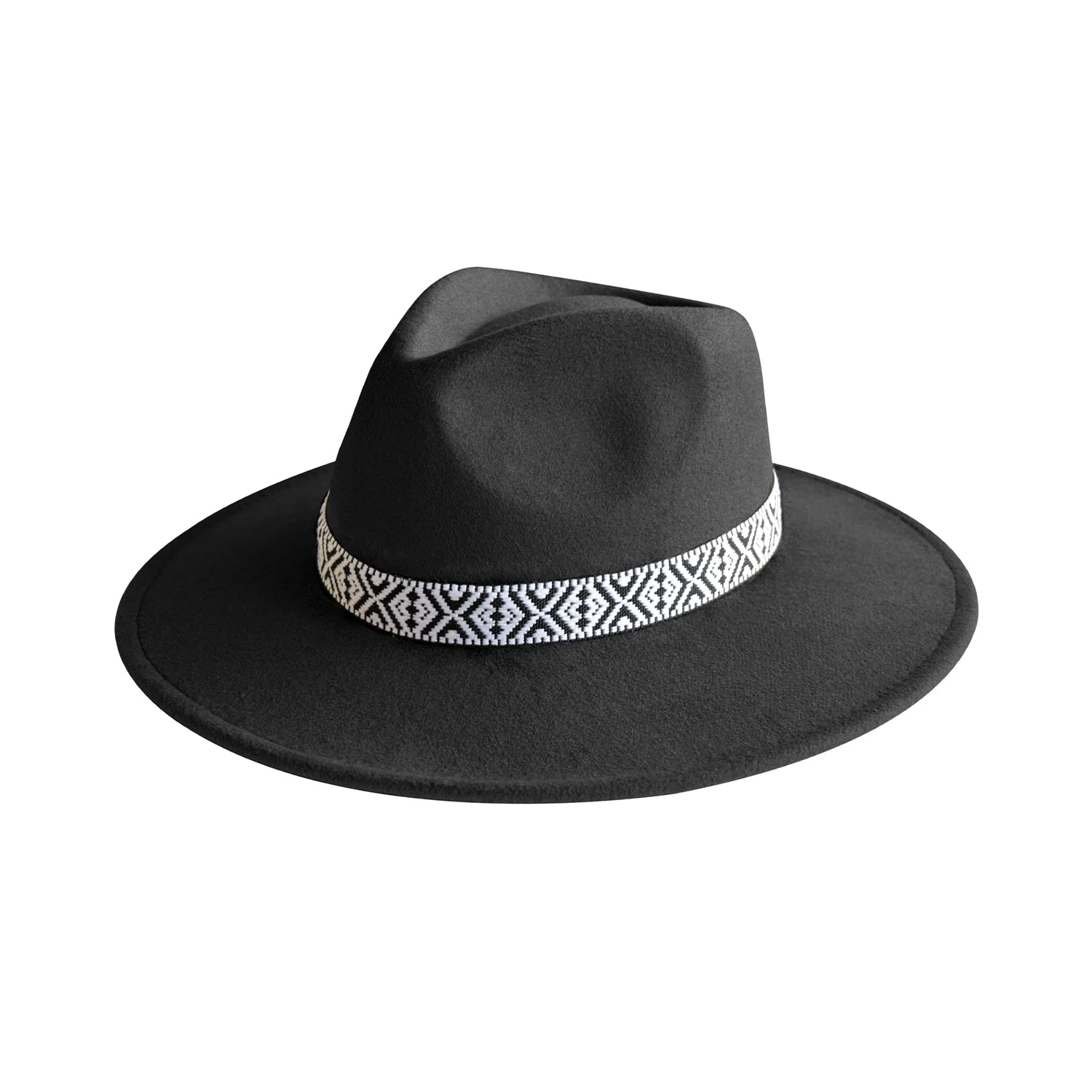 360FIVE Everyday – Winter hoed Juno Fedora – Zwart – Tribal
