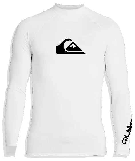 Quiksilver – UV-Zwemshirt met lange mouwen voor jongens – All time – Wit Quiksilver – UV-Zwemshirt met lange mouwen voor jongens – All time – Wit