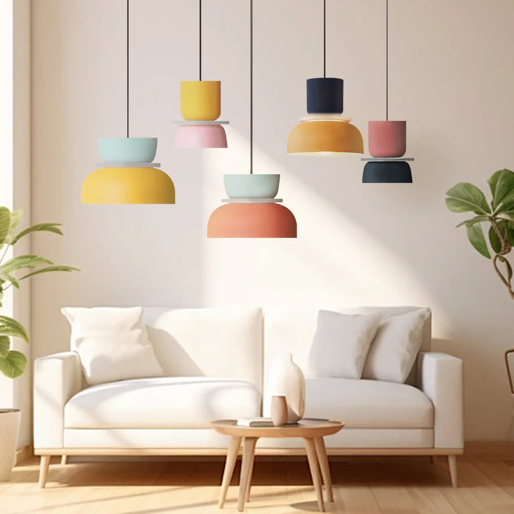 Lucie Kleurblok Scandinavische Hanglamp