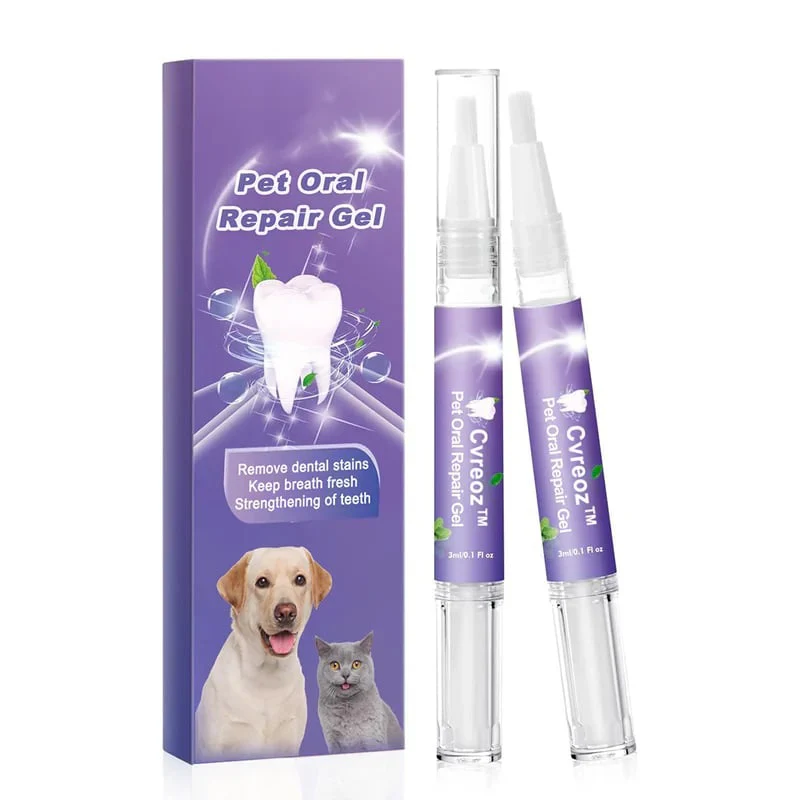 FreshPaws Tandenpoetsgel voor huisdieren | Tandsteen- en vlekkenverwijderaar voor een gezondere lach