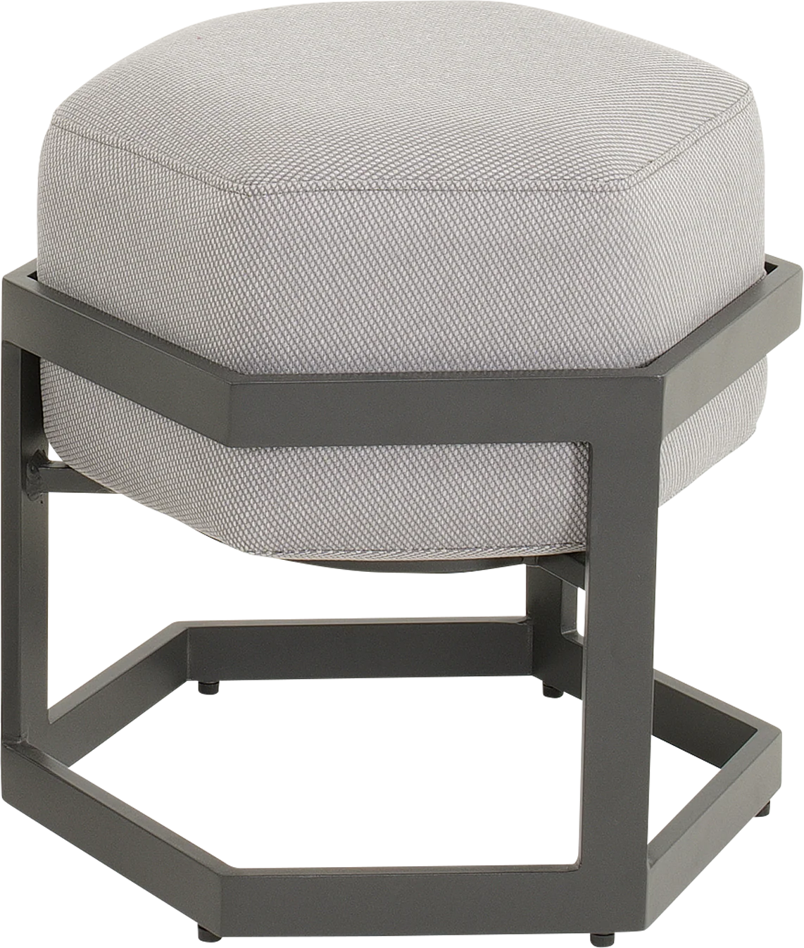 Hocker Esagono 48×41,5×47,5cm antraciet