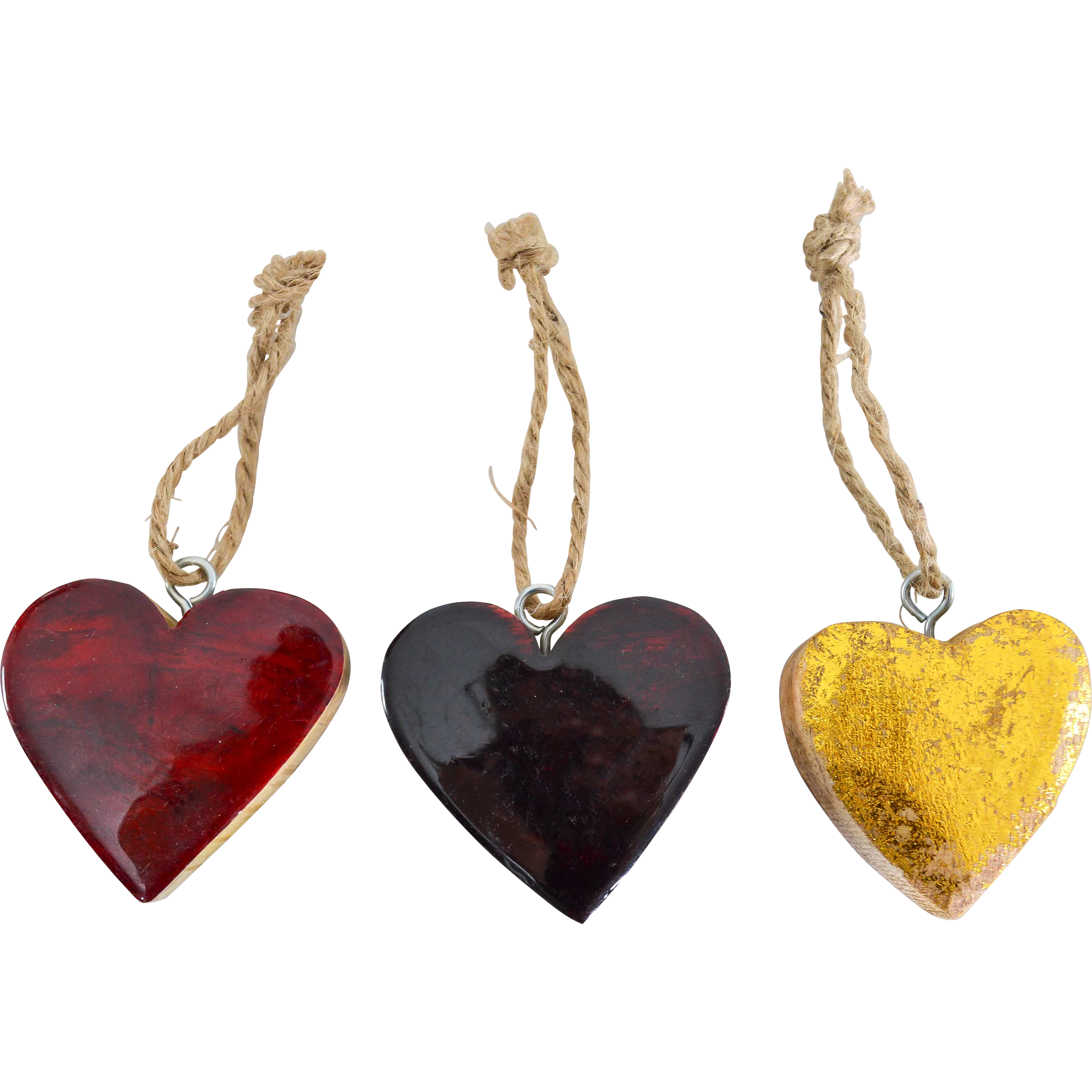 Hanger hart in fles, 3 assorti