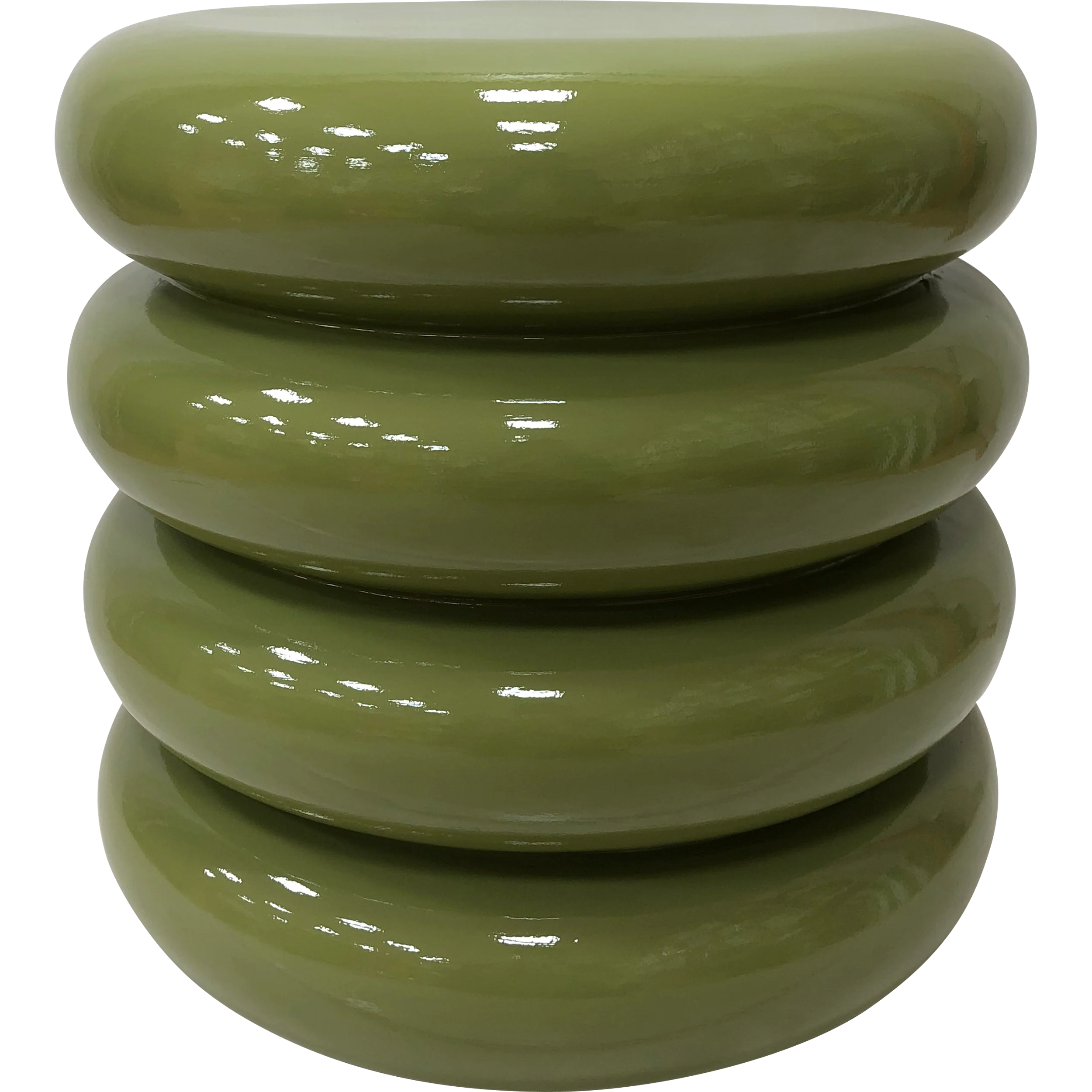 Bijzettafel Talum Mgo groen Ø40×40,5cm