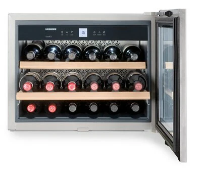 Liebherr WKEes 553 GrandCru Ingebouwd Roestvrijstaal 18 fles(sen) Liebherr WKEes 553 GrandCru Ingebouwd Roestvrijstaal 18 fles(sen)