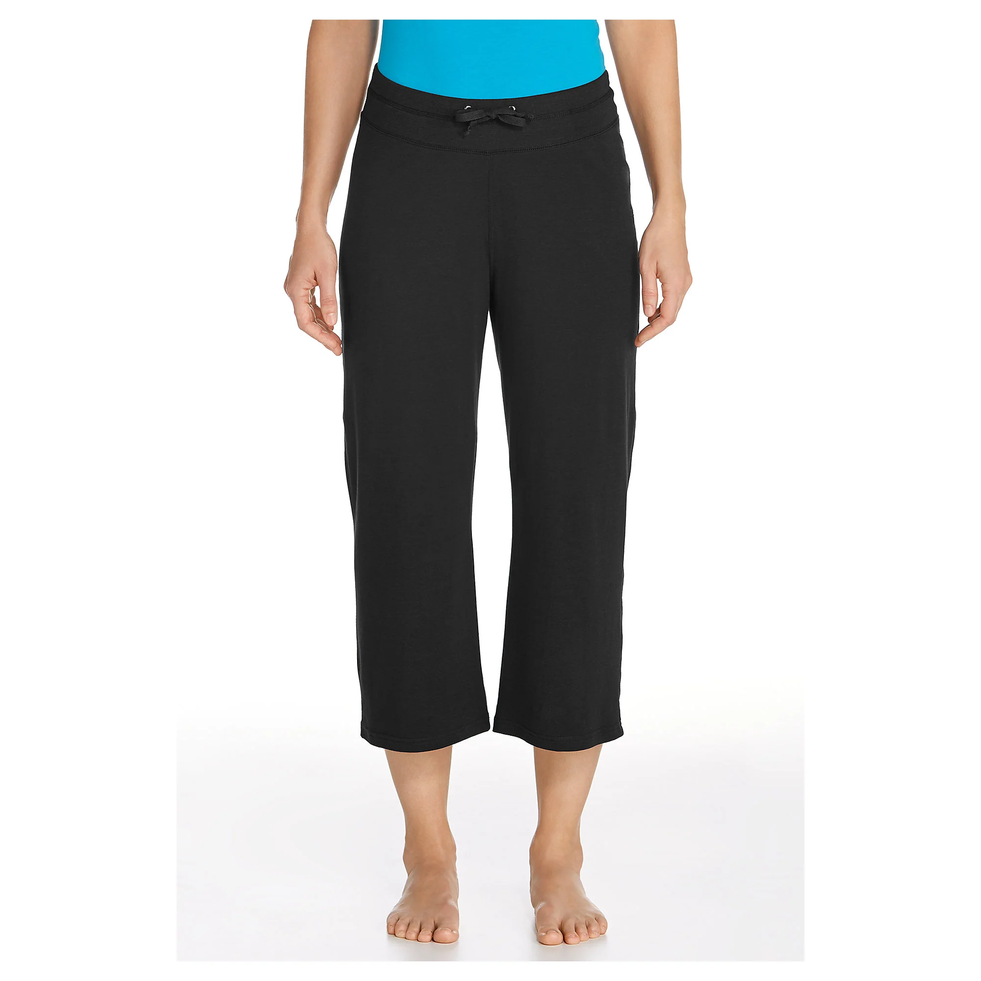 Coolibar – UV broek capri dames – Zwart