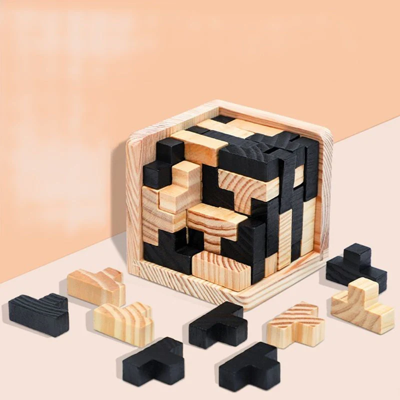 Houten Intelligentiespel Brain Teaser Game