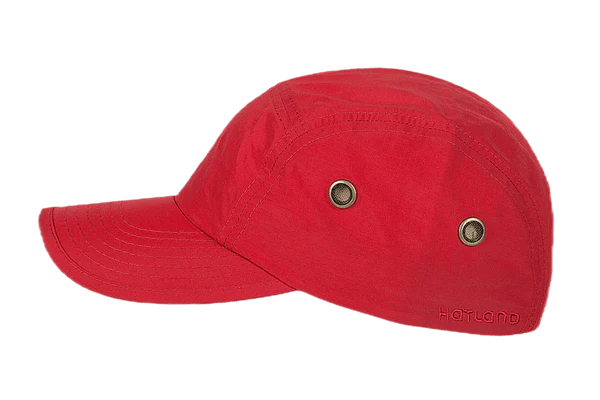 Hatland – UV-Baseball pet voor mannen – Waterbestendig – Reef – Rood