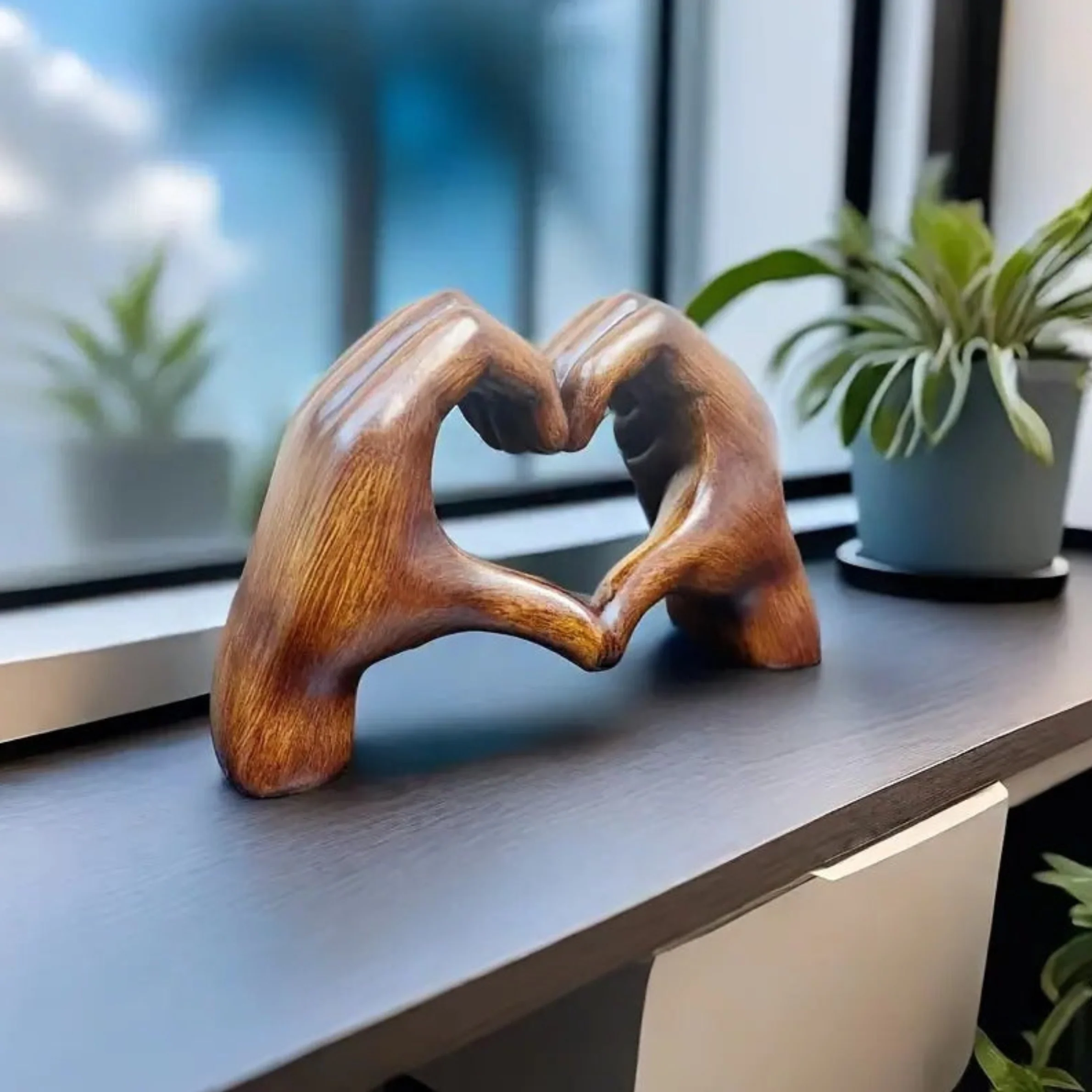 WoodLove – Heart-Shaped Handicraft Van Eiken Hout