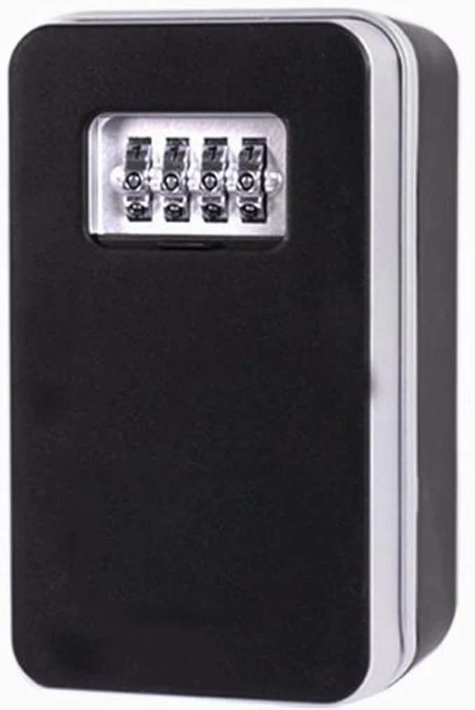 Key Lock Box voor Buiten – Beveiligde Sleutelkast met Instelbare Code voor Huis, Inclusief Montagekit (Wandmontage)