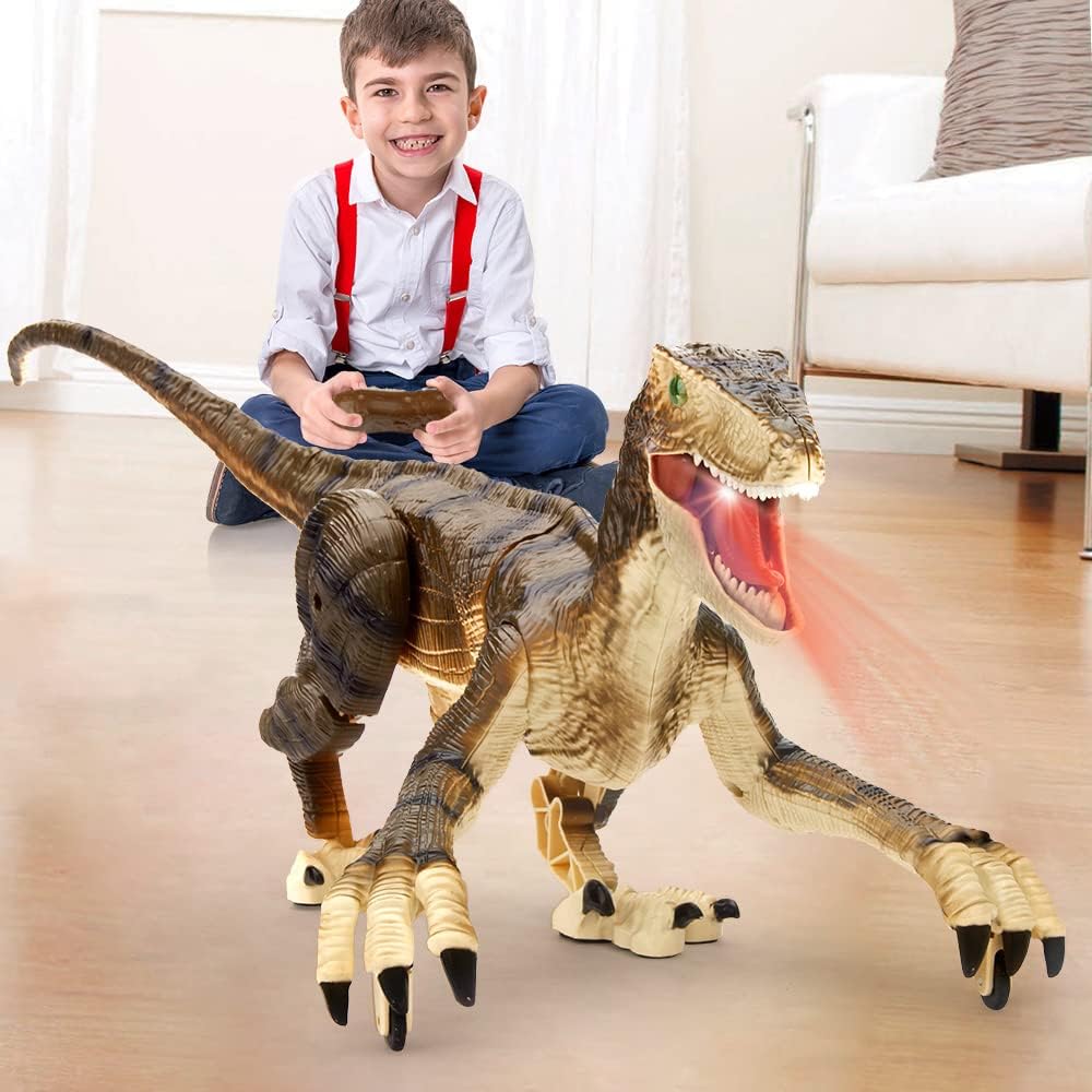 Afstandsbedienbare Dinosaurus met Mist Spray Functie