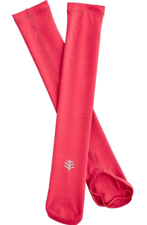Coolibar – UV-Armbescherming voor kinderen – roze-rood