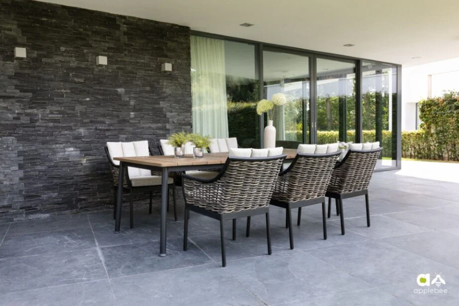 Tuintafel Milou | Aluminium/Teak | 240x100cm