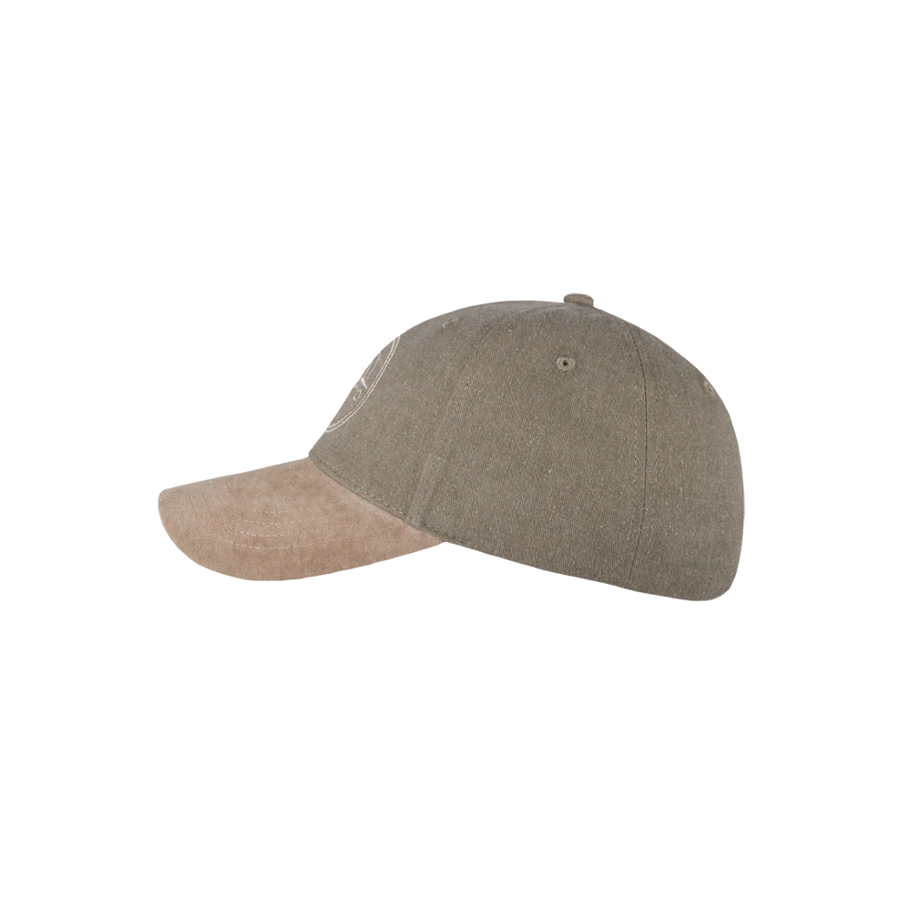 Hatland – UV-Baseball pet met logo voor volwassenen – Abel – Olijfgroen