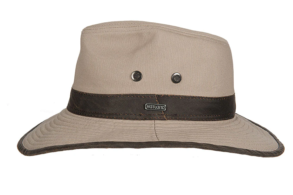 Hatland – UV Fedora hoed voor heren – Randson – Beige