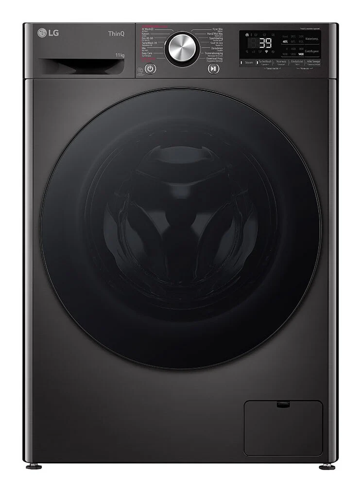 LG F4WR7011SYB wasmachine Voorlader 11 kg 1350 RPM Antraciet