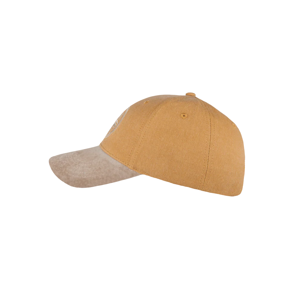 Hatland – UV-Baseball pet met logo voor volwassenen – Abel – Okerbruin