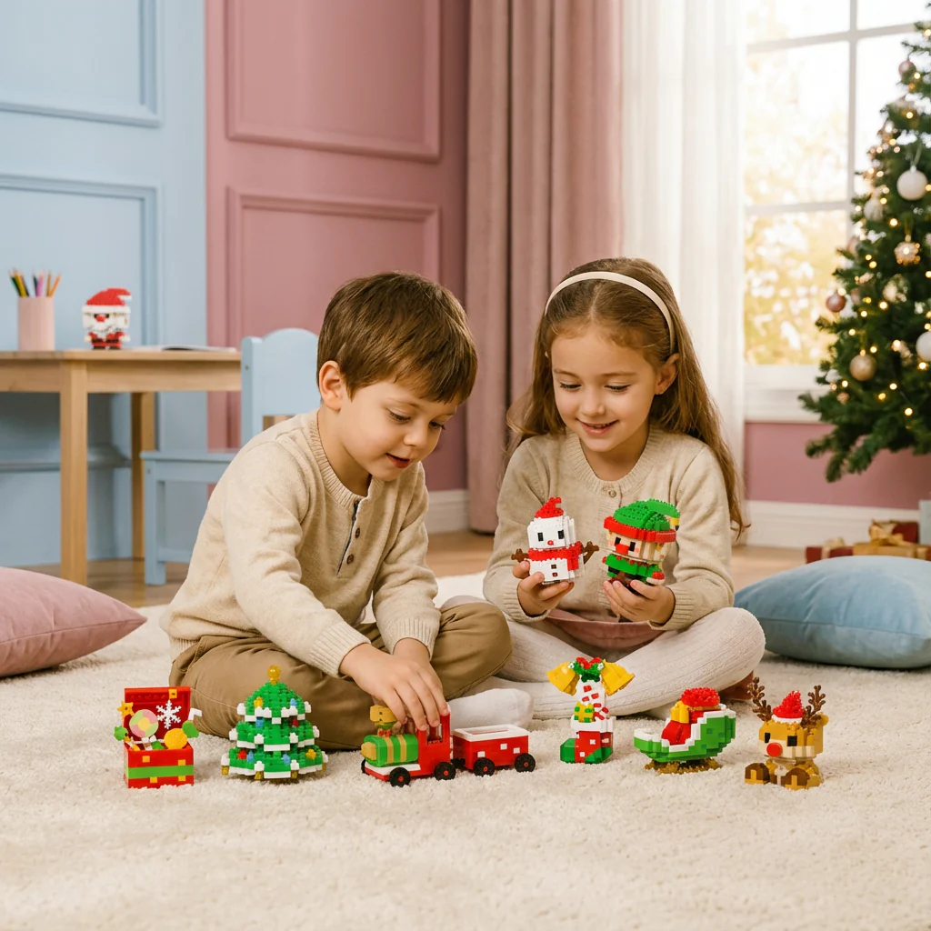 Creatieve Bouwstenen Kerstfiguren – Plezier voor het hele gezin