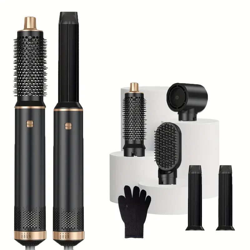 ProStyler 5-in-1 Haarstyling Set – Föhn, Krultang en Steilborstel