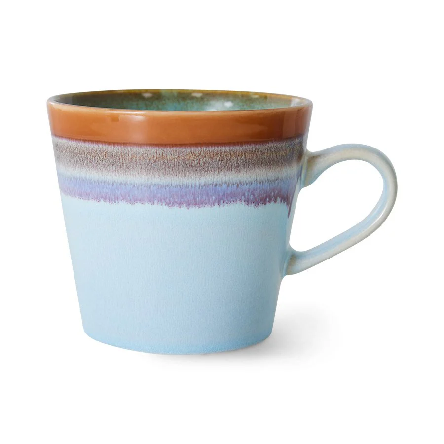 70s ceramics cappuccino mok Ash