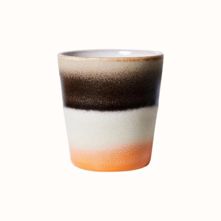 70s ceramics coffee mug life on mars