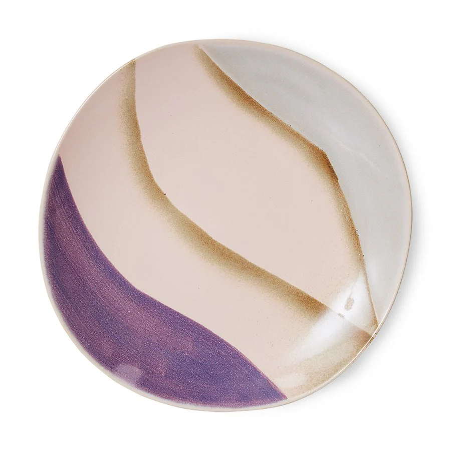 70s Ceramics side plate Valley