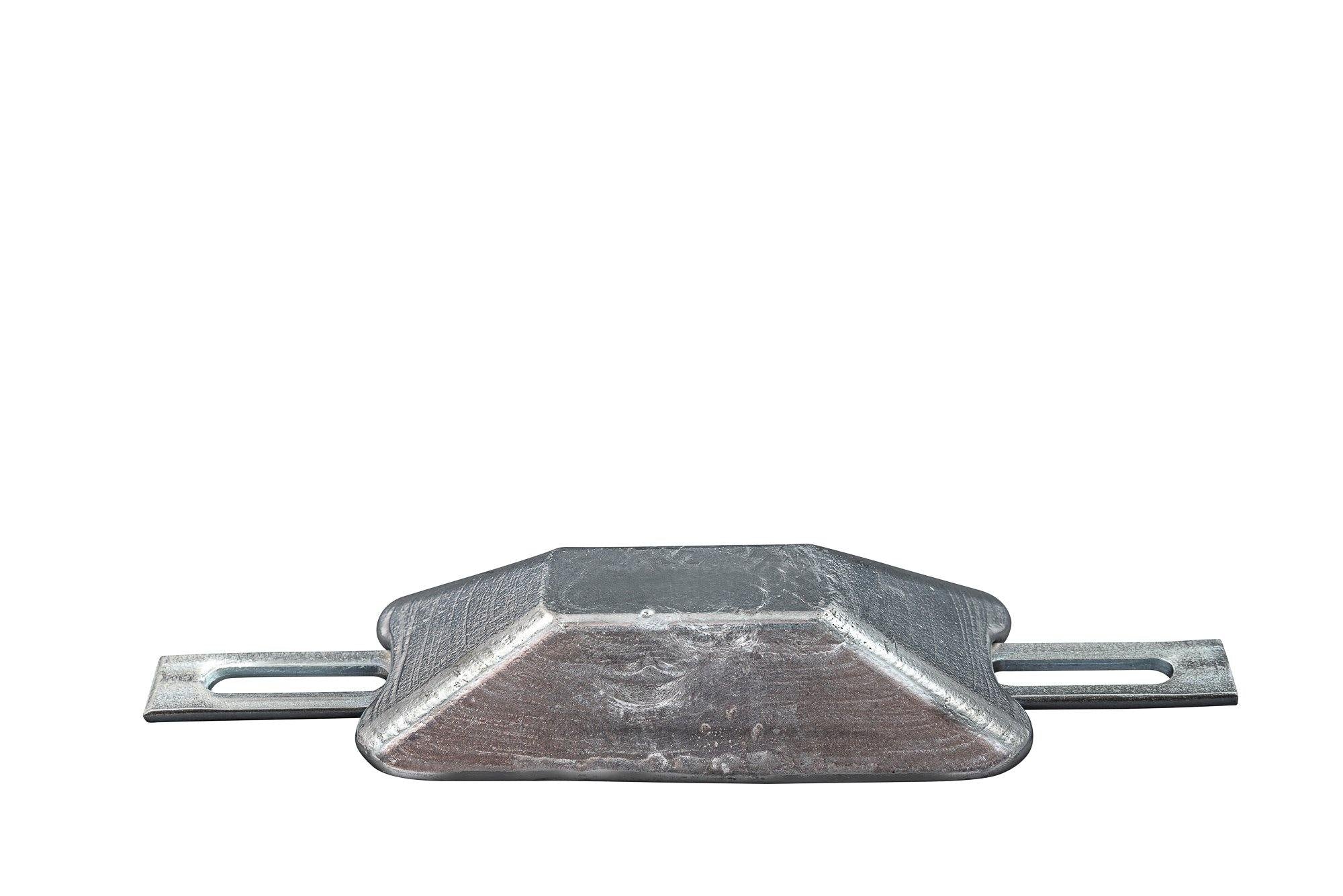 Aluminiumanode 230g/0,51LB, 105*45*25mm (160mm), gat 7*13mm